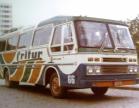 Ônibus de turismo da década de 70. Também atendia o itinerário Criciúma/Laguna.